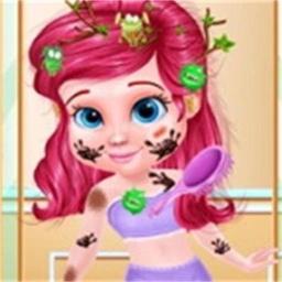  Messy Little Mermaid Makeover-Game